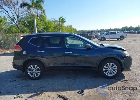 2016 Nissan Rogue Sv из США, поврежденный, VIN KNMAT2MT1GP721313